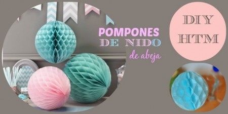 Pompones nido de abeja