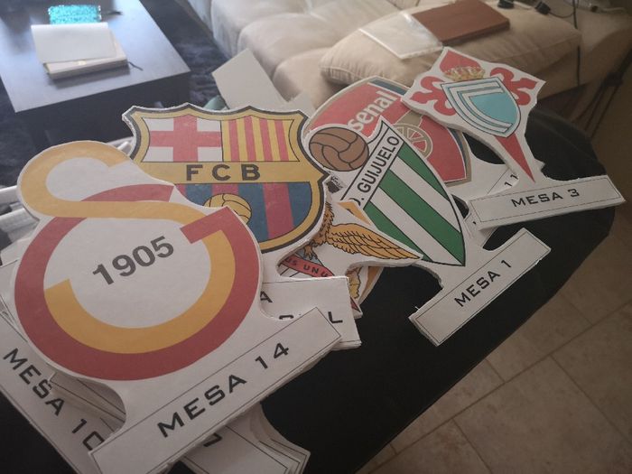Decoración y numeros de mesa - 2