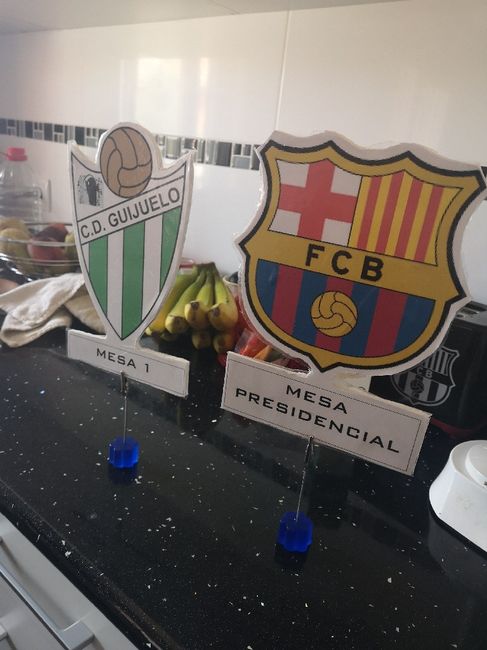 Decoración y numeros de mesa - 3