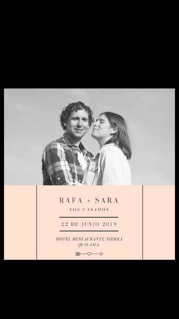 Ya tengo save the date!! - 1