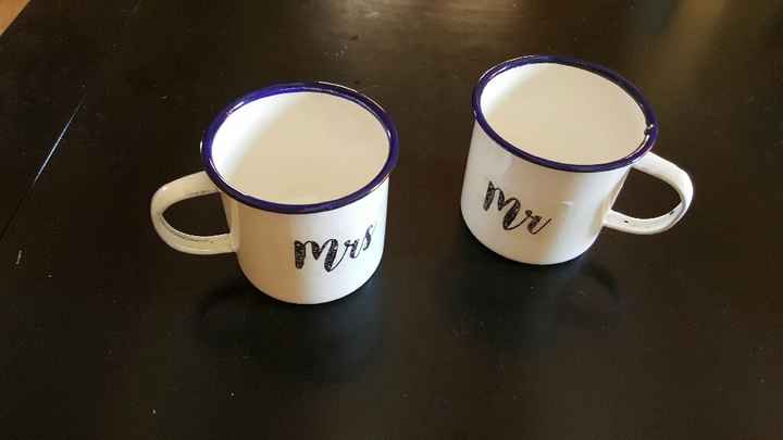 Nuestras tazas mr - mrs diy - 1