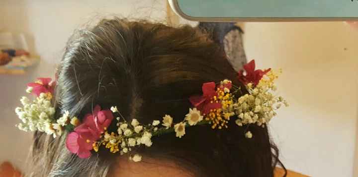 Mi corona de flores diy - 1