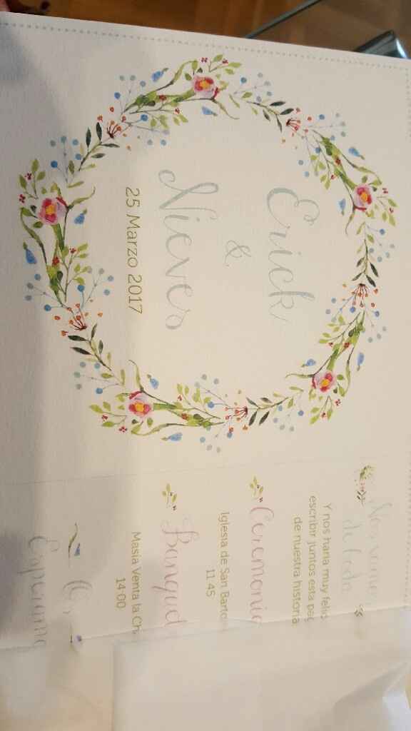 Nuestras invitaciones en cajas, listas para entregar - 1