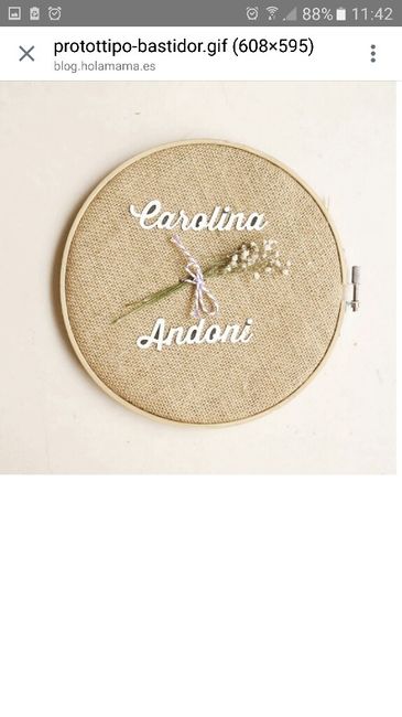 Letras madera - bastidor - 1