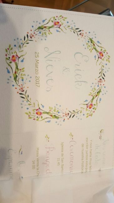 Nuestras invitaciones en cajas, listas para entregar - 1