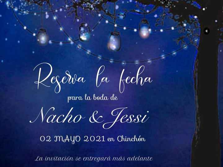 ¿Tenéis u os planteáis tener un save the date? - 2