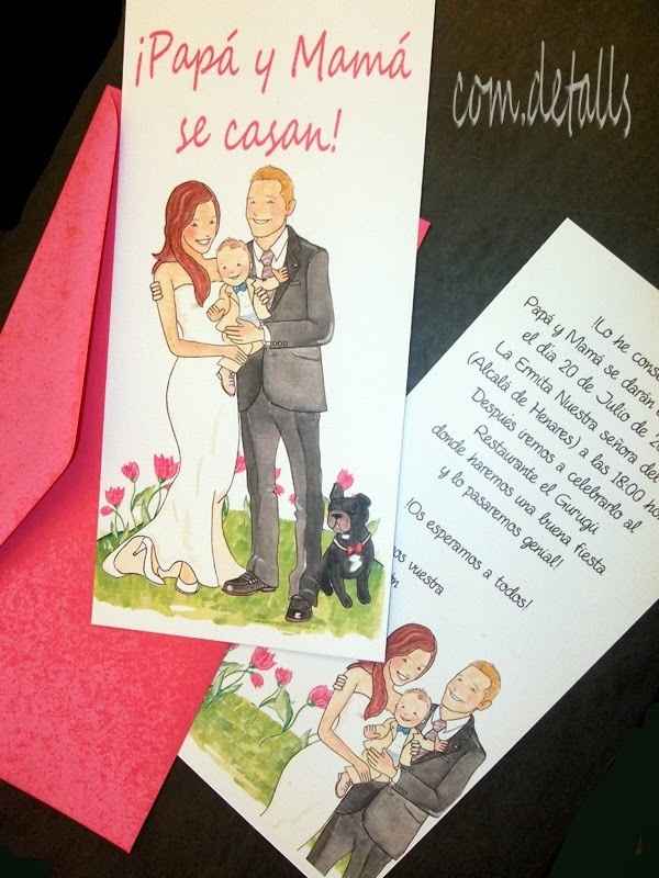 invitación con niños