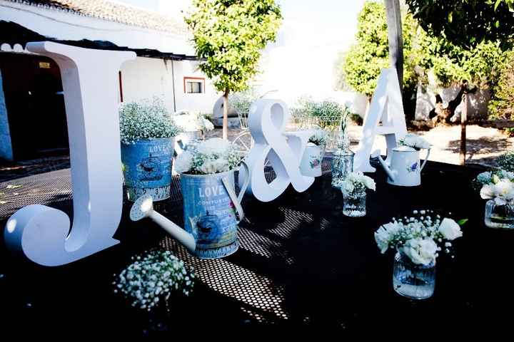 decoración letras