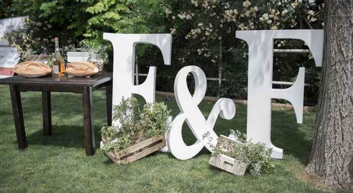 decoración letras