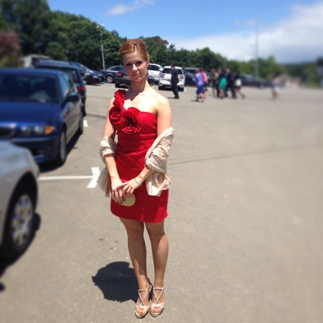 Vestido rojo de ASOS
