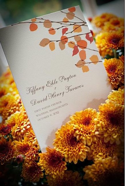 invitación otoñal