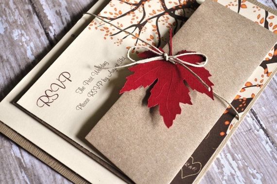 invitación otoñal