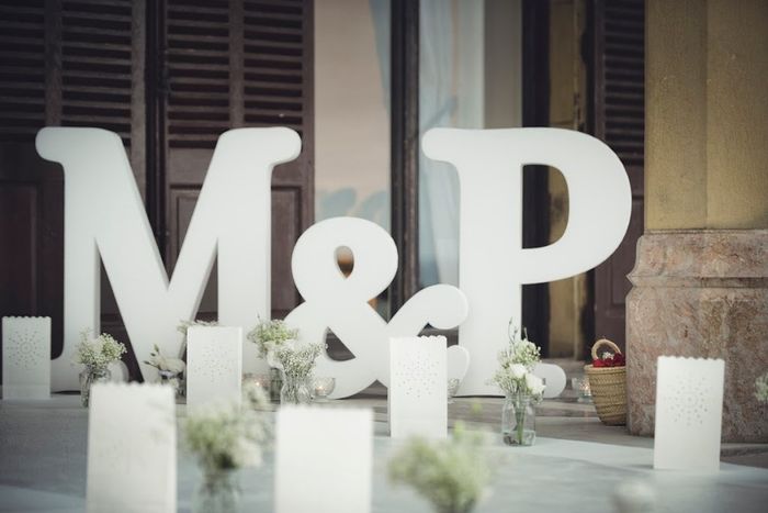 decoración letras