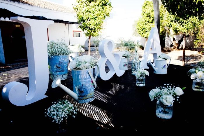 decoración letras