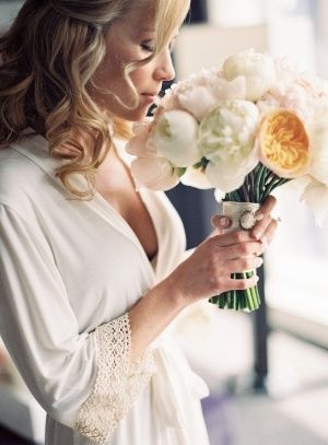 novia preparándose
