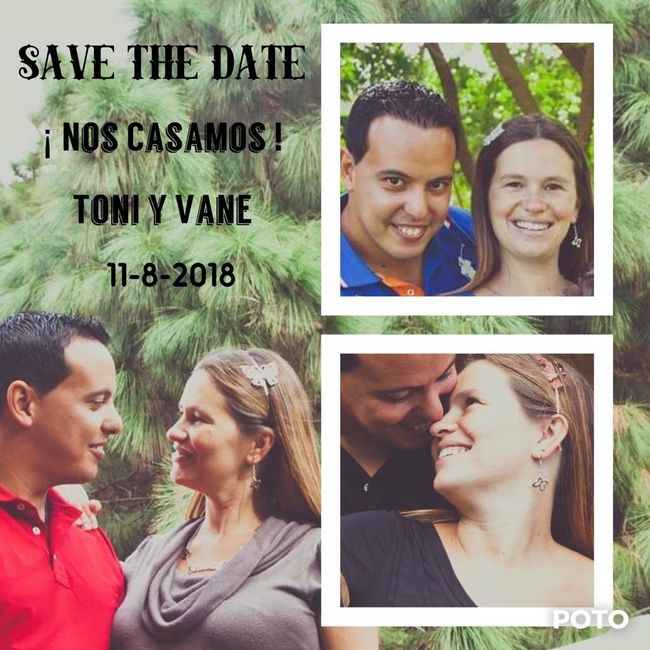 Save the date e invitación de boda - 1