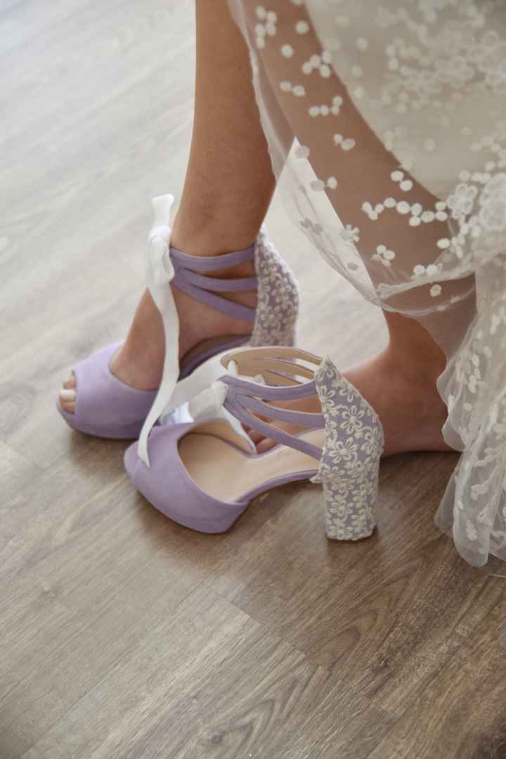 Zapato lila - 1