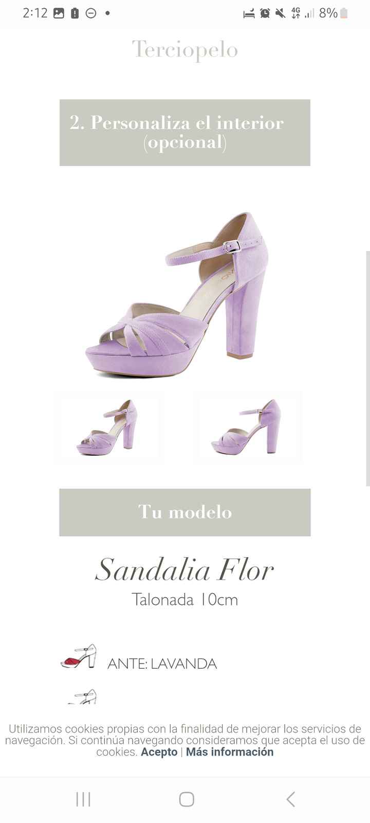 Zapato lila - 2