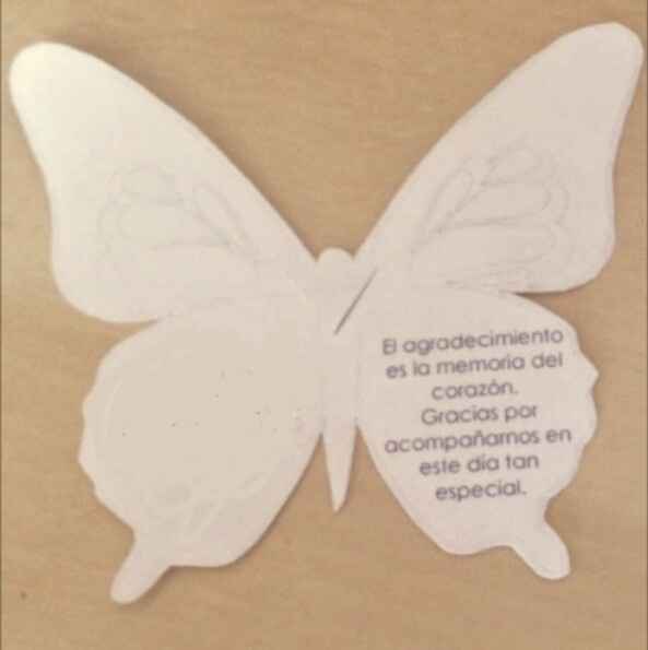 Mariposas de agradecimiento - 1