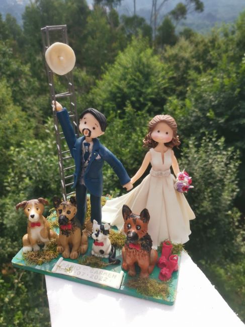 Muñecos tarta boda 1