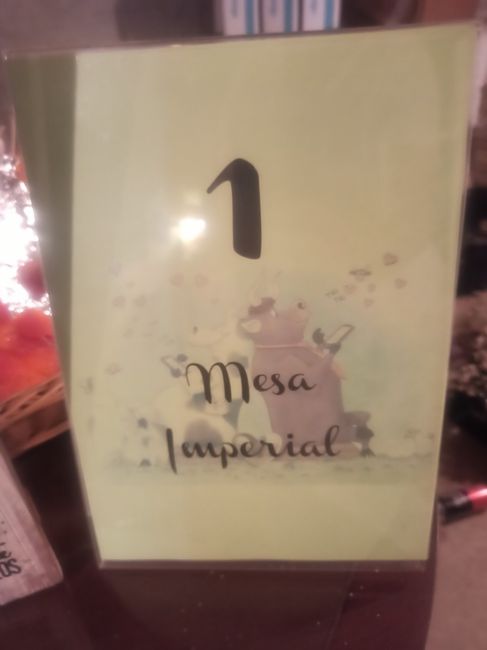 Colocación de mesas 2