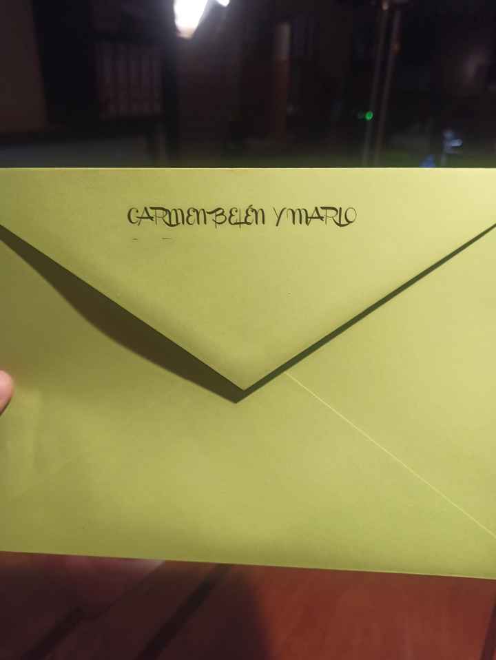 ¡Invitaciones acabadas! - 1