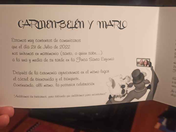 ¡Invitaciones acabadas! - 2