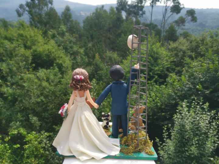 Muñecos tarta boda - 2