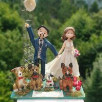 Muñecos tarta boda🤍 - 1