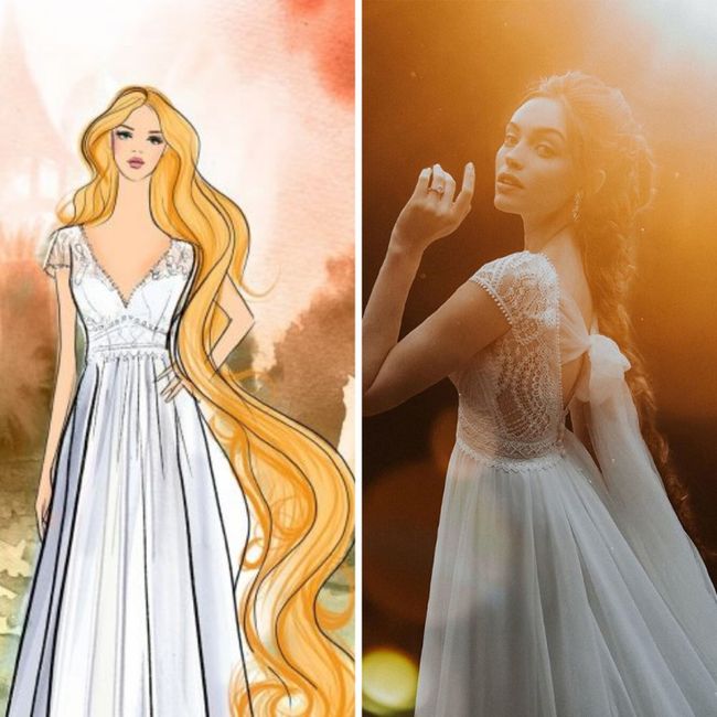 Línea vestidos princesas Disney 2
