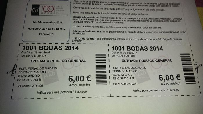 entradas 1001 bodas2014