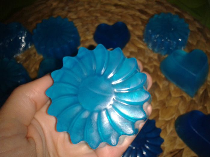 jabón flor