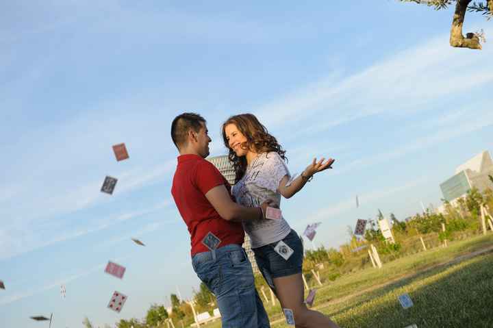 Preboda en la expo