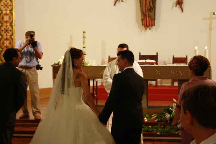 Ya en plena ceremonia