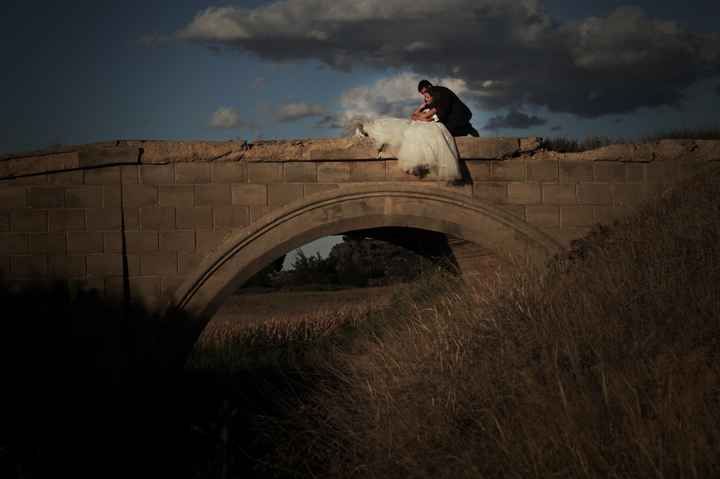 por los campos 