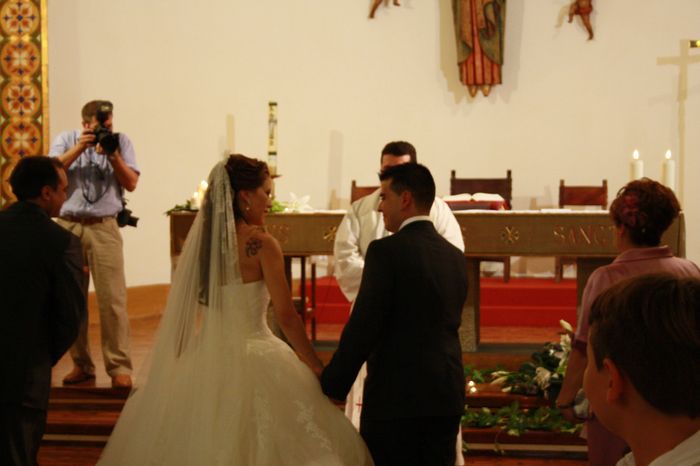 Ya en plena ceremonia