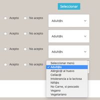 Editar y eliminar menús del organizador de la web Bodas.net - 1