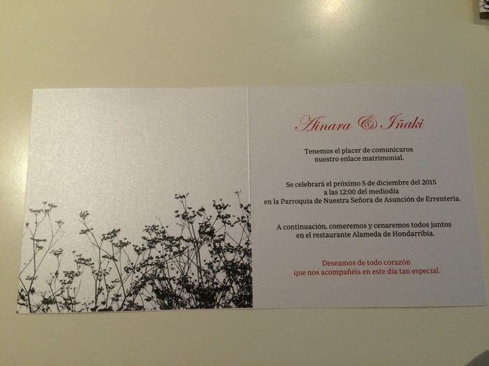Me enseñais vuestras invitaciones? - 2