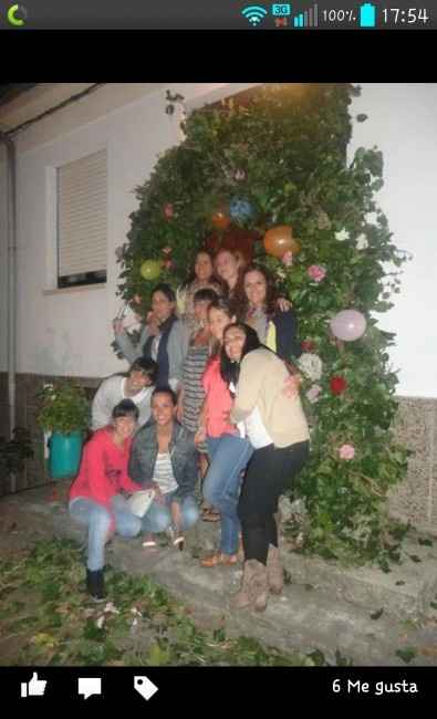 Fiesta del ramo de rastro.