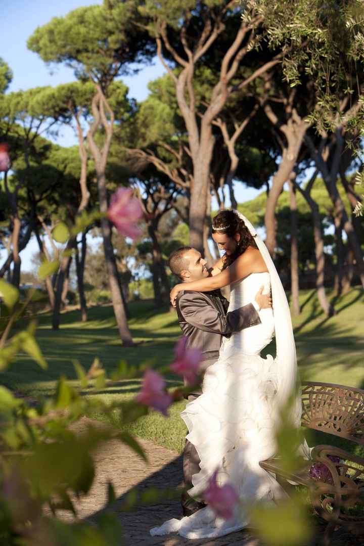 Novios en alto