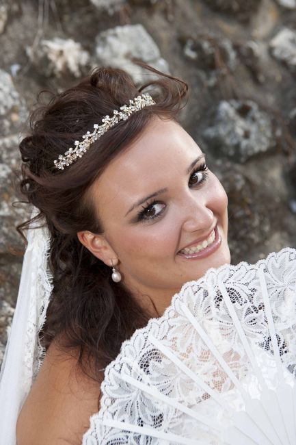 Novia / abanico