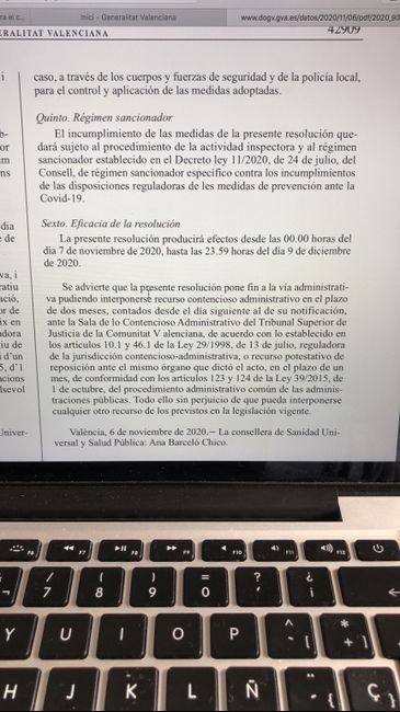 Nuevas restricciones Comunidad Valenciana - 1