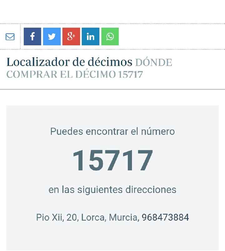 Ayuda conseguir numero de navidad 15717 - 1