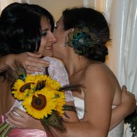 Entrega ramo hermana