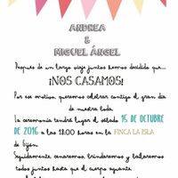 Primer Modelo de Invitación