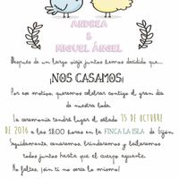 Segundo Modelo Invitación