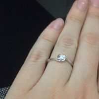 Nuestros anillos de compromiso... - 1