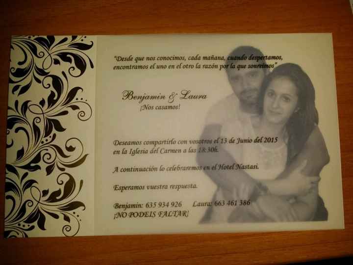 Mis invitaciones de boda - 1