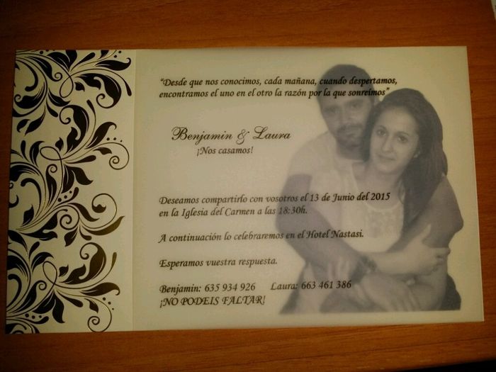Mis invitaciones de boda - 1