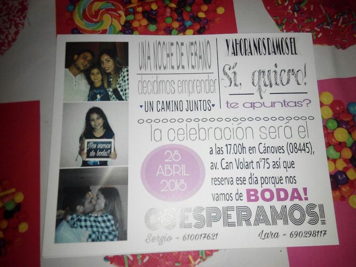  Ya tengo las incitaciones!! - 1